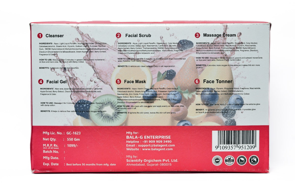 Mix fruit Facial Kit