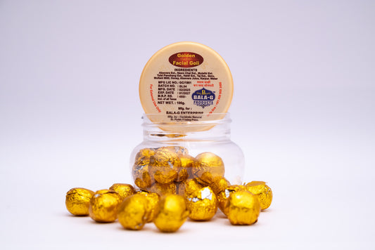BALAG ENTERPRISE Unisex Golden Herbal Facial - 100g | Natural Face Glow & Skin Care